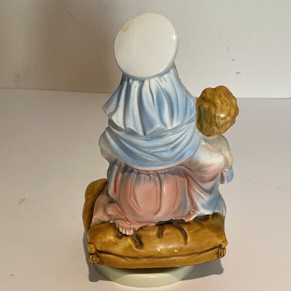 VTG 1971 Sankyo Chadwick Music Box Madonna and Child Ave Maria Christianity - Picture 5 of 13